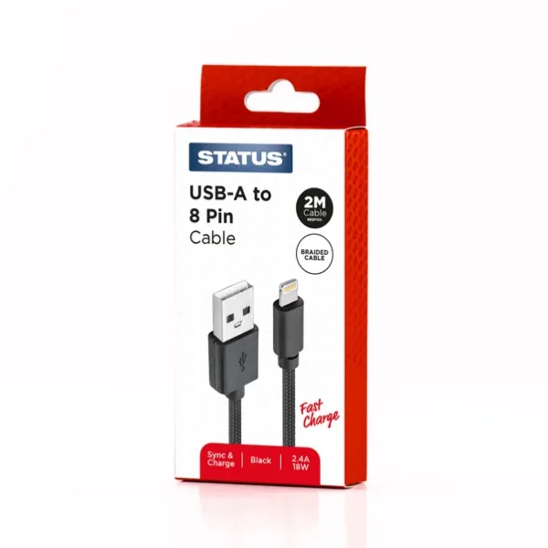 USB-A to 8 Pin Cable