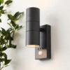 ZN-29179-ANTH-65 Leto Outdoor Wall Light with PIR Sensor Anthracite