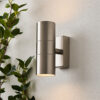 ZN-20941-SST-65 Leto 2 Light Up and Down Outdoor Wall Light – Stainless Steel