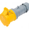 IND-163YC-IP44 110V 16A YELLOW CONNECTOR