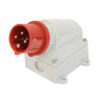 IND-164RWMAI-IP44 415V 16A RED 4-PIN SURFACE MOUNT APPLIANCE INLET