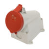 IND-325RWMS-IP44 415V 32A 5-PIN RED SURFACE MOUNT SOCKET