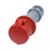 IND-634RC-IP44 415V 63A RED 4-PIN CONNECTOR